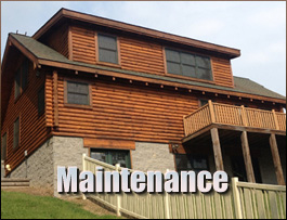  Oakton, Virginia Log Home Maintenance